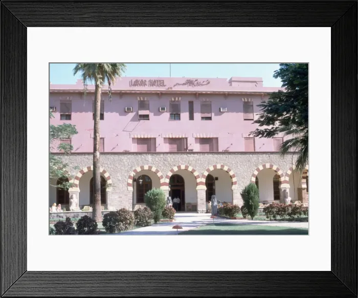 Framed Print : Luxor Hotel / Egypt / C. 1970 Framed Print : Luxor Hotel / Egypt / C. 1970