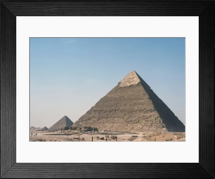 Framed Print : Pyramid of Chephren / Giza Framed Print : Pyramid of Chephren / Giza