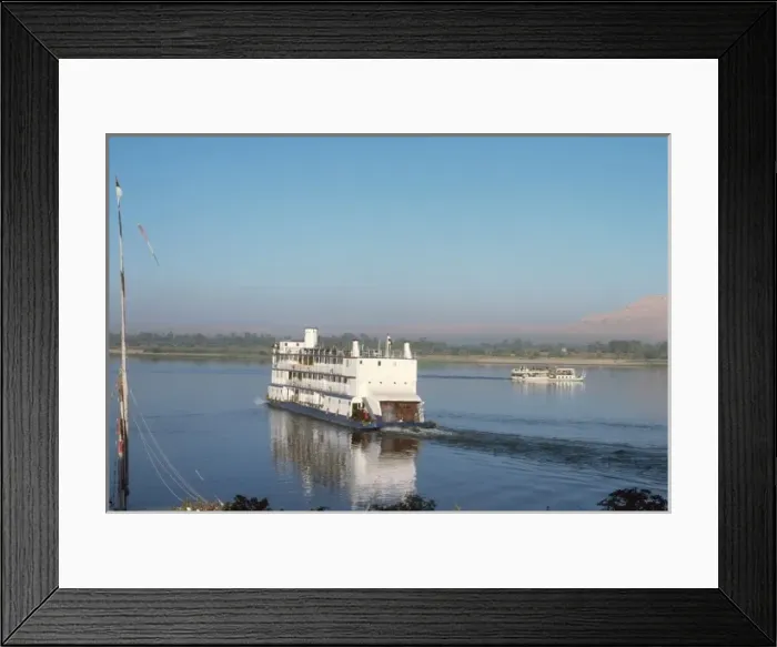 Framed Print : Paddle Steamer on Nile Framed Print : Paddle Steamer on Nile