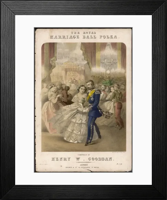 Framed Print : Marriage Ball Polka Framed Print : Marriage Ball Polka