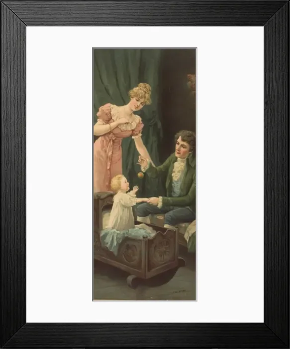 Framed Print : Parents and baby Framed Print : Parents and baby