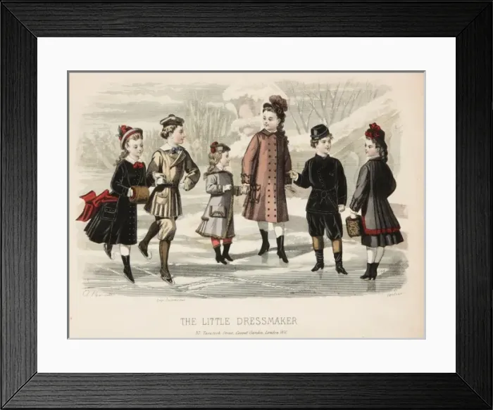 Framed Print : The Little Dressmaker Framed Print : The Little Dressmaker