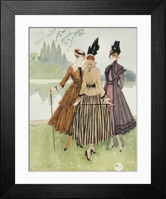 Framed Print : Toilettes de Printemps Framed Print : Toilettes de Printemps