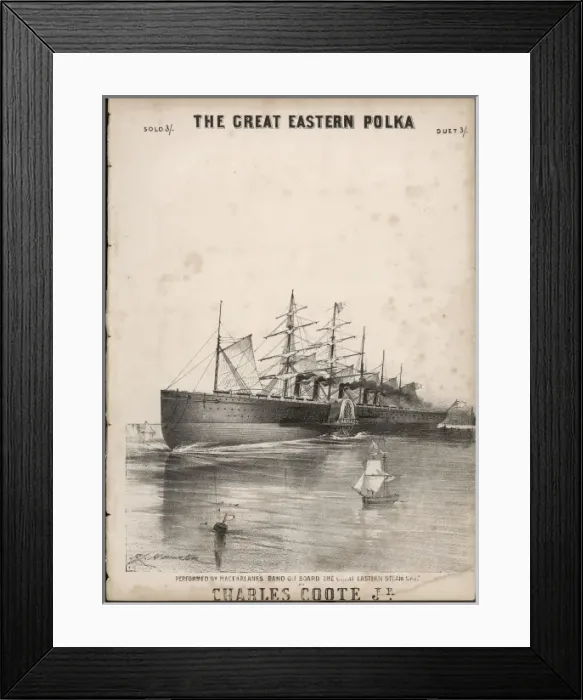 Framed Print : Great Eastern Polka Framed Print : Great Eastern Polka