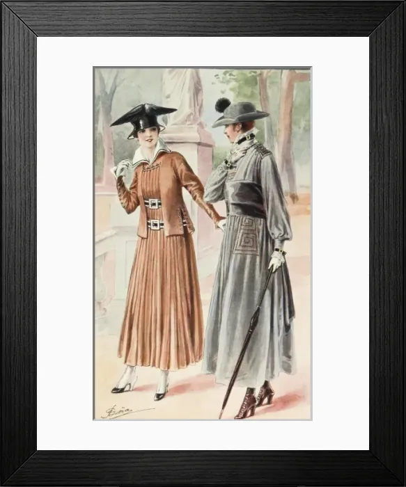 Framed Print : Costumes de Printemps Framed Print : Costumes de Printemps