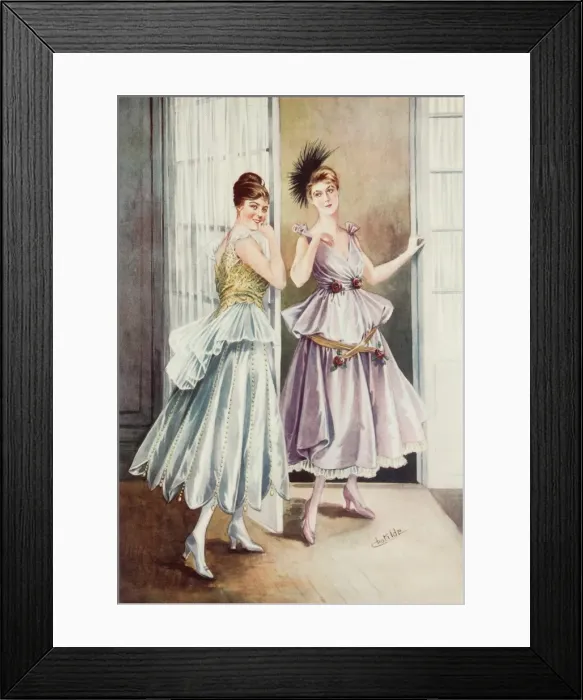 Framed Print : Robes de Diner Framed Print : Robes de Diner