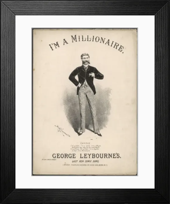 Framed Print : I m a Millionaire Framed Print : I m a Millionaire