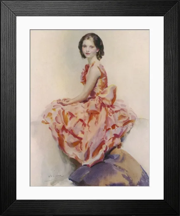 Framed Print : Party Frock Framed Print : Party Frock