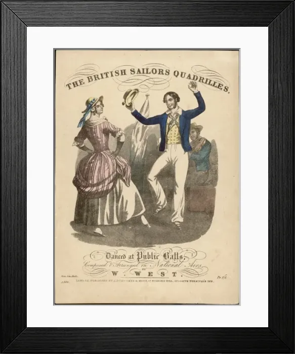 Framed Print : Dancing a Hornpipe Framed Print : Dancing a Hornpipe