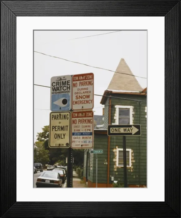 Framed Print : Towaway Zone Framed Print : Towaway Zone