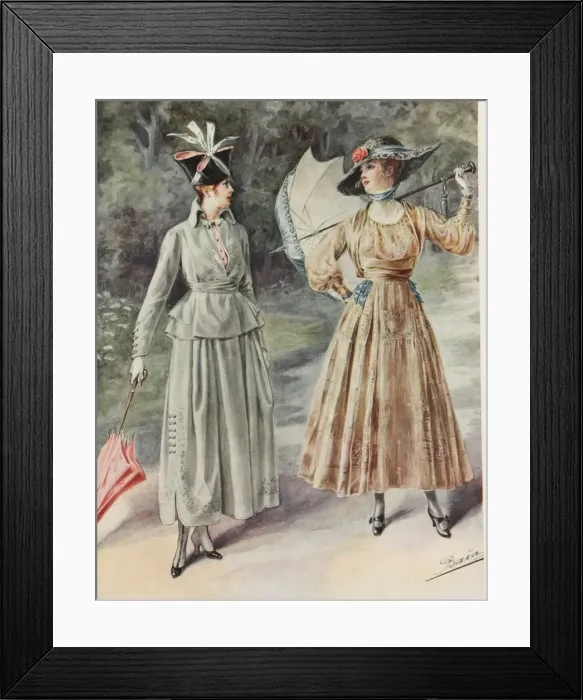 Framed Print : Summer fashions 1916 Framed Print : Summer fashions 1916