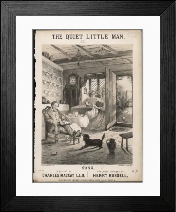 Framed Print : Papa Comes Home Framed Print : Papa Comes Home