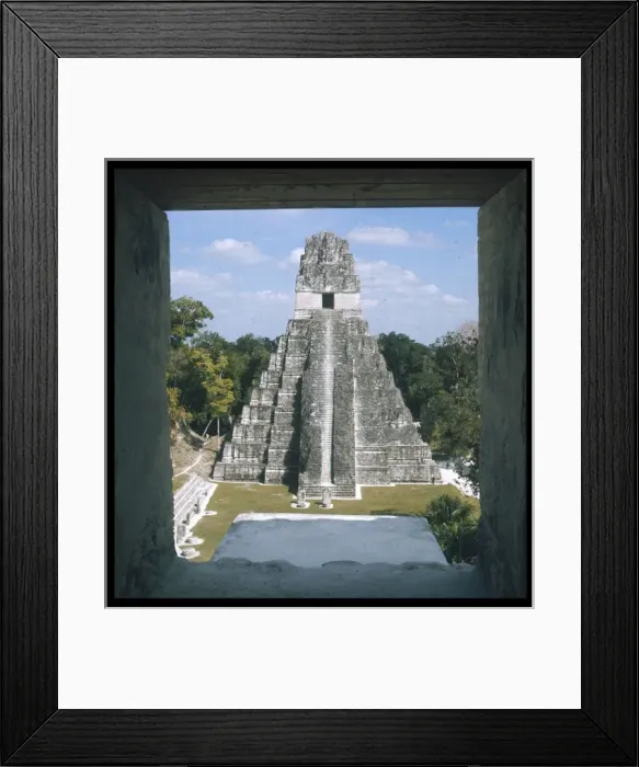 Framed Print : Guatemala / Tikal / Pyramid Framed Print : Guatemala / Tikal / Pyramid