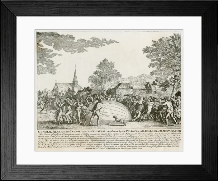 Framed Print : Charles, Robert, Balloon Framed Print : Charles, Robert, Balloon