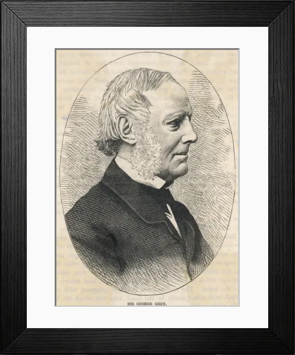 Framed Print : SIR G GREY (1799-1882) Framed Print : SIR G GREY (1799-1882)