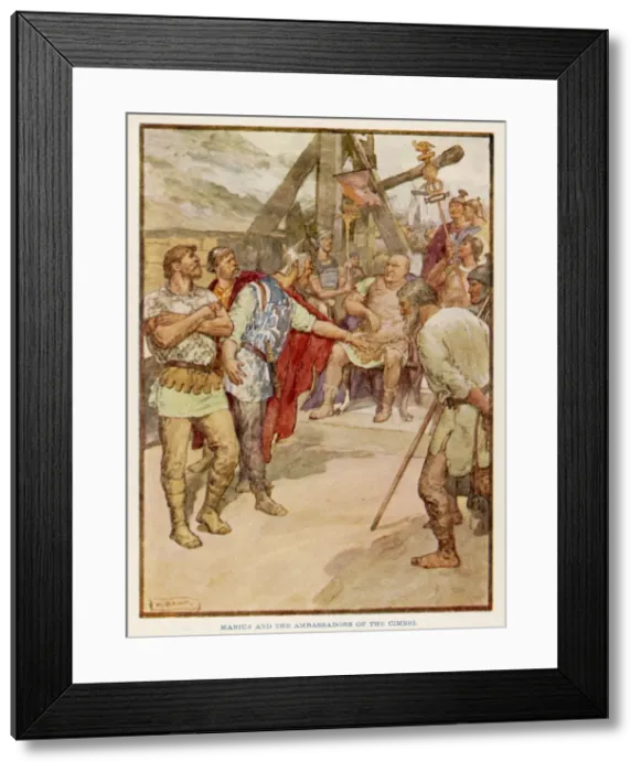 Framed Print : Caius Marius & Cimbri Framed Print : Caius Marius & Cimbri
