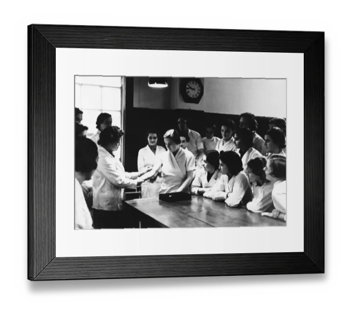 Framed Print : Female Medical Students Framed Print : Female Medical Students