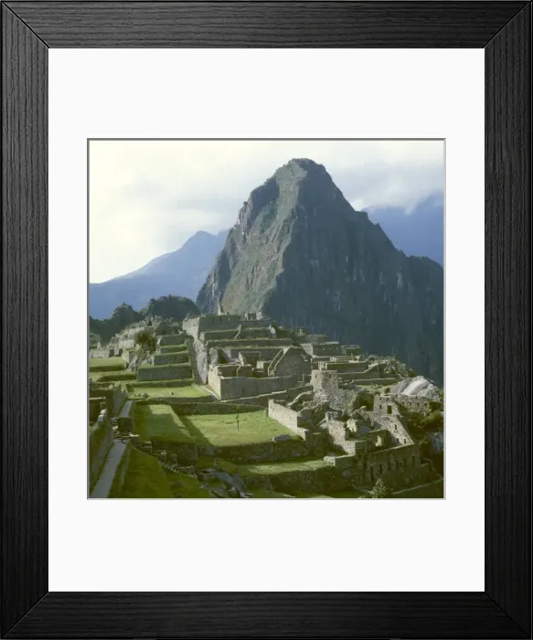 Framed Print : Machu Picchu / Peru 1982 Framed Print : Machu Picchu / Peru 1982