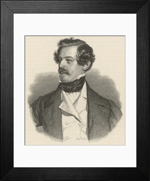 Framed Print : Alexander Baron Bach Framed Print : Alexander Baron Bach