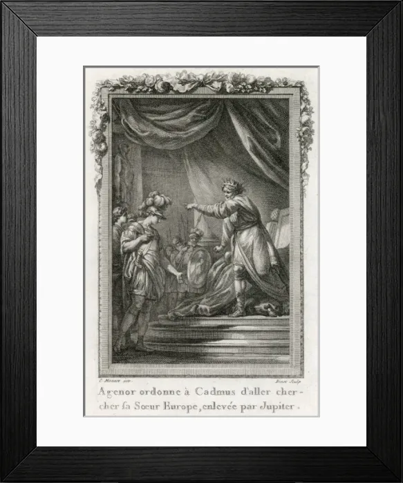 Framed Print : Cadmus and Agenor Framed Print : Cadmus and Agenor