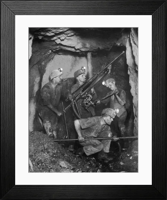 Framed Print : Cornish Tin Miners Framed Print : Cornish Tin Miners