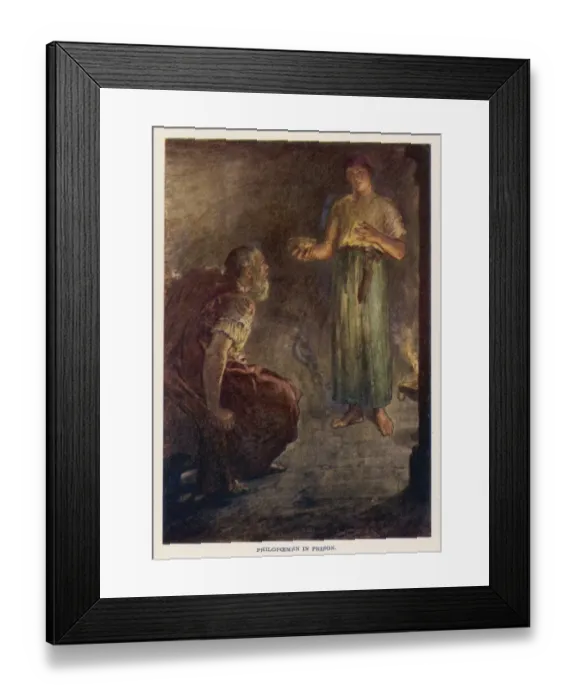 Framed Print : Philopoemen Poisoned Framed Print : Philopoemen Poisoned