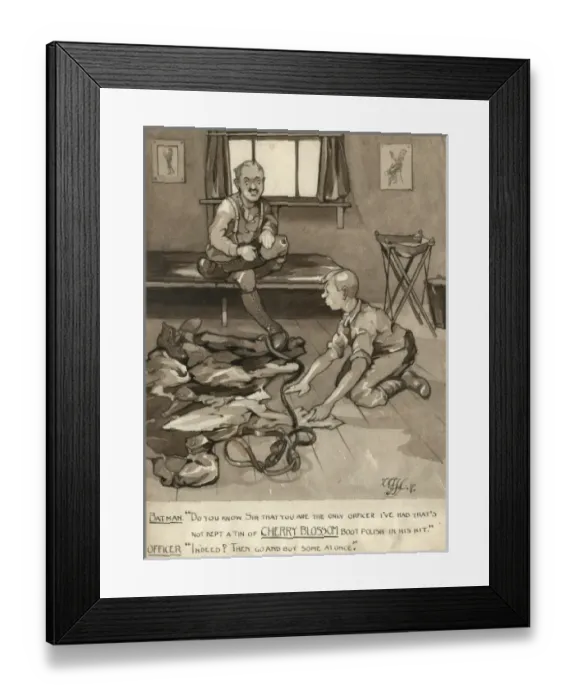 Framed Print : Officer & Batman Cartoon Framed Print : Officer & Batman Cartoon