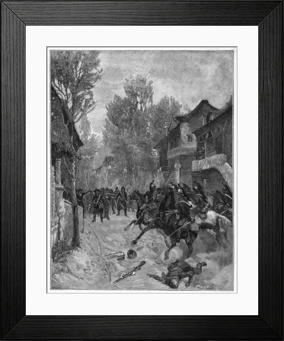 Framed Print : Insurrection in Savoia Framed Print : Insurrection in Savoia