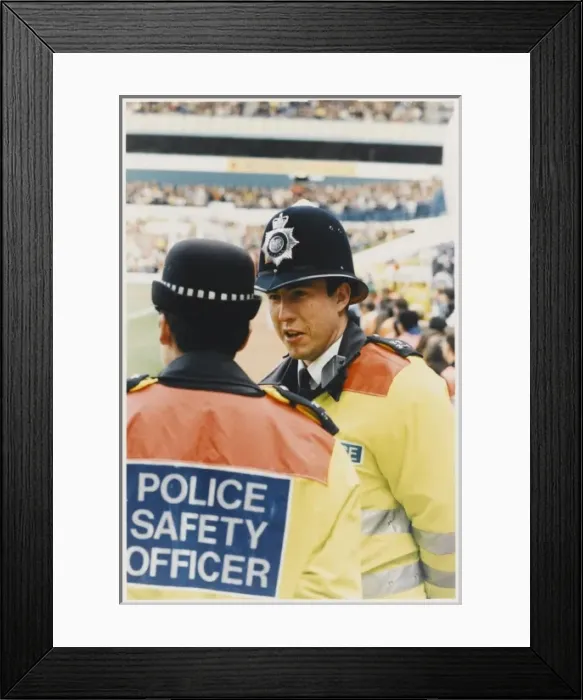 Framed Print : Police Safety Officers Framed Print : Police Safety Officers
