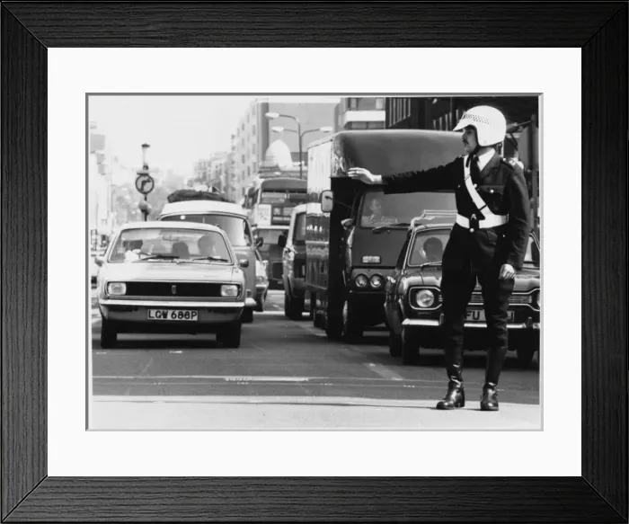 Framed Print : Traffic Police Officer Framed Print : Traffic Police Officer