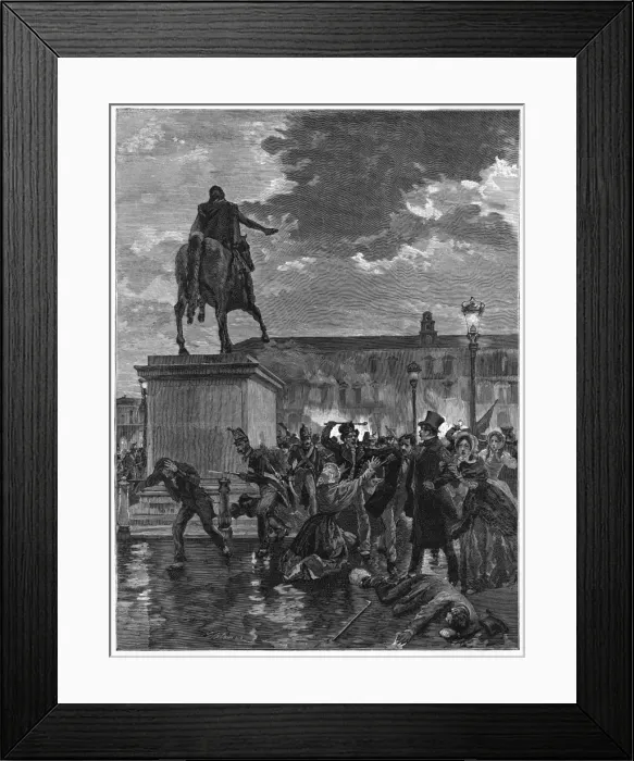 Framed Print : Demonstrations at Napoli Framed Print : Demonstrations at Napoli