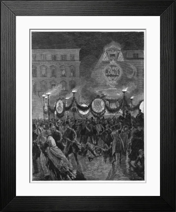 Framed Print : Insurrection in Milano Framed Print : Insurrection in Milano