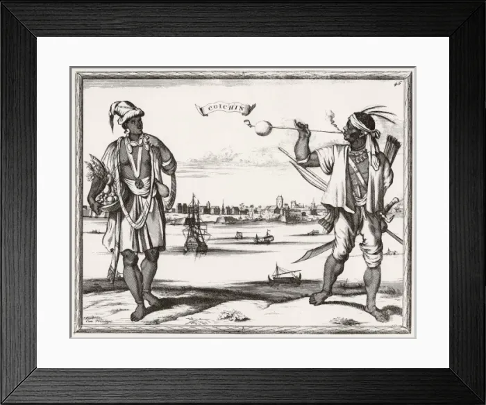 Framed Print : Racial / Indonesia / Borneo Framed Print : Racial / Indonesia / Borneo
