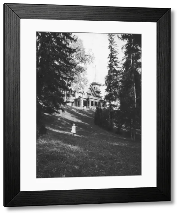 Framed Print : Russian Country House Framed Print : Russian Country House