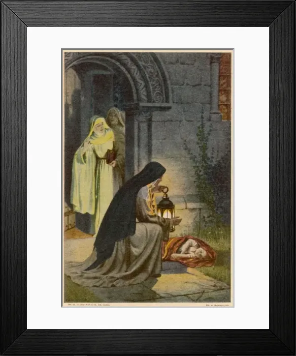 Framed Print : Child Left at Convent Framed Print : Child Left at Convent