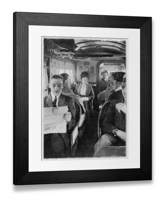 Framed Print : IN A FARMAN GOLIATH Framed Print : IN A FARMAN GOLIATH