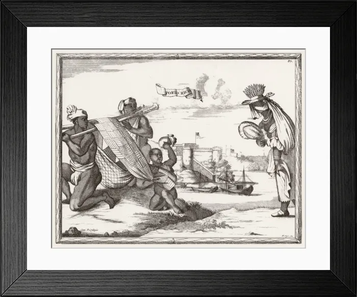 Framed Print : Racial / Puerto Rico C1700 Framed Print : Racial / Puerto Rico C1700