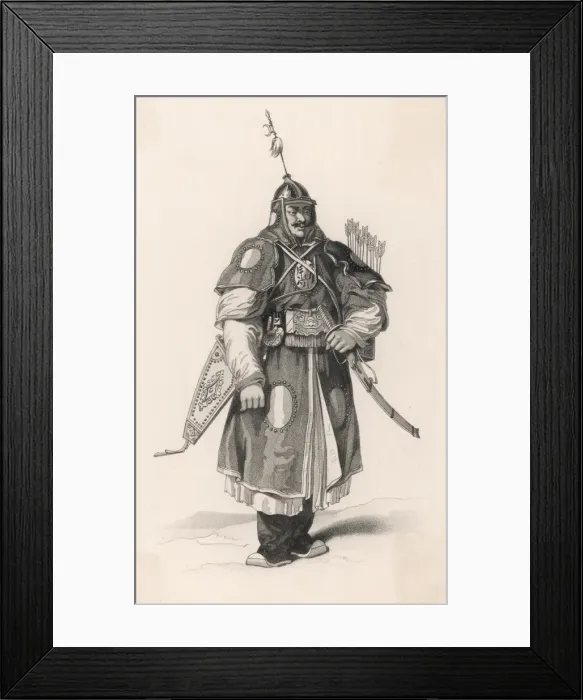 Framed Print : Racial / China / Warrior 19C Framed Print : Racial / China / Warrior 19C