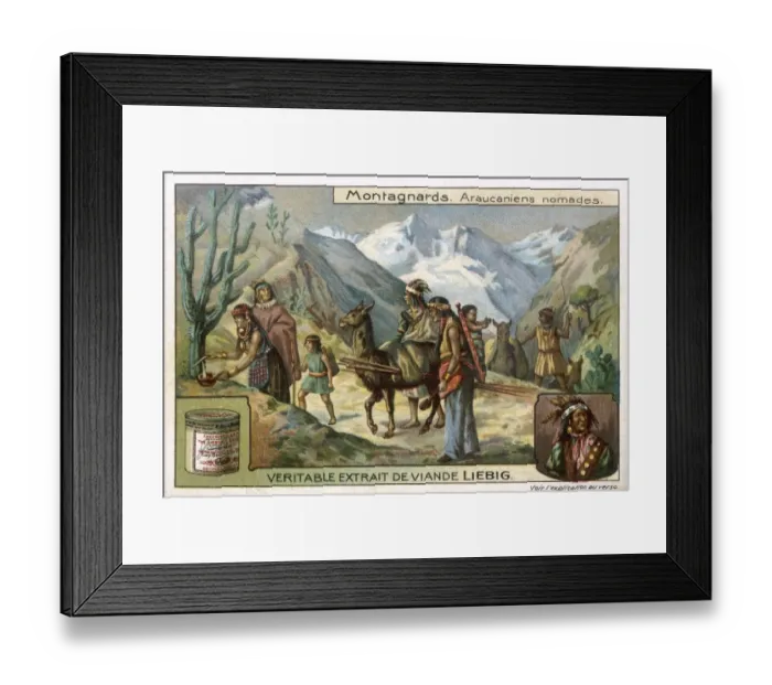 Framed Print : Racial / Chile / Araucanian Framed Print : Racial / Chile / Araucanian