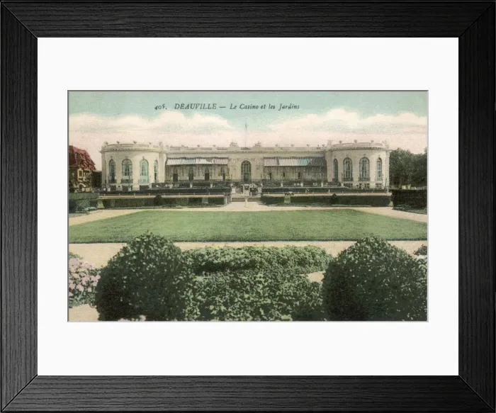 Framed Print : Deauville Casino C1910 Framed Print : Deauville Casino C1910