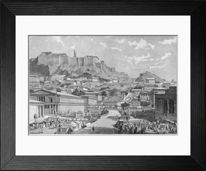 Framed Print : Greece / Athens Restored Framed Print : Greece / Athens Restored