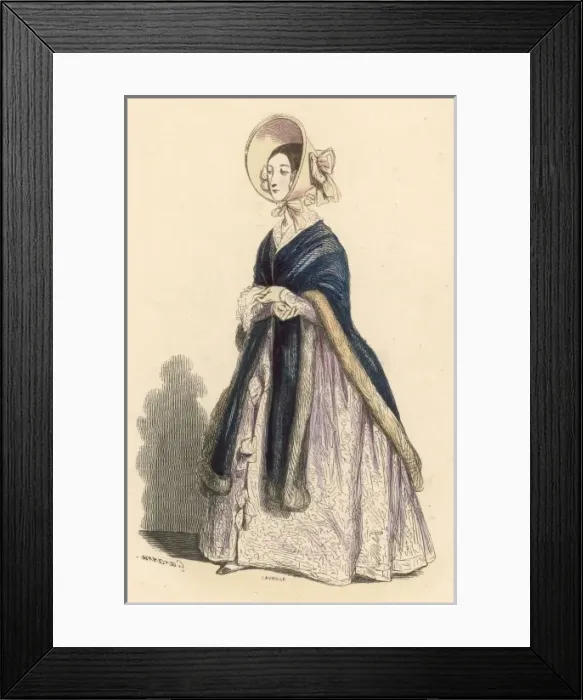 Framed Print : Frenchwoman 1850 Framed Print : Frenchwoman 1850