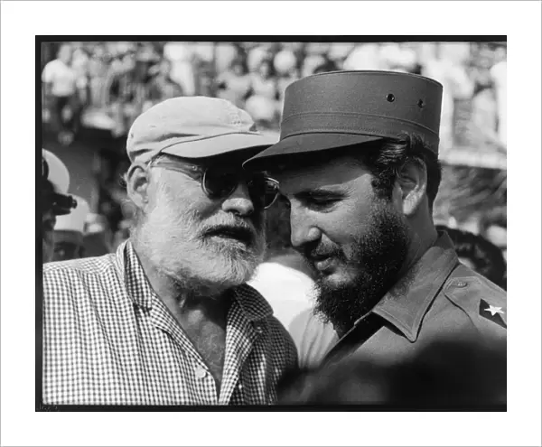 Hemingway & Fidel Castro