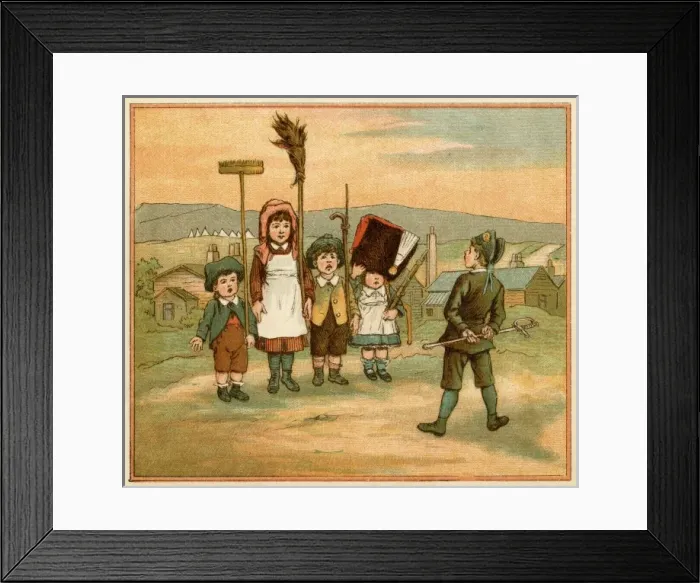Framed Print : Playing at Soldiers / 1890 Framed Print : Playing at Soldiers / 1890