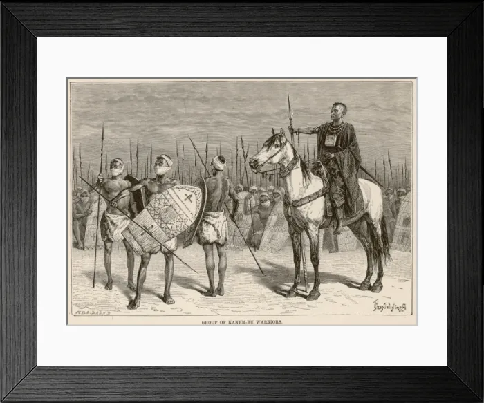 Framed Print : Racial / C Africa / Chad 19C Framed Print : Racial / C Africa / Chad 19C