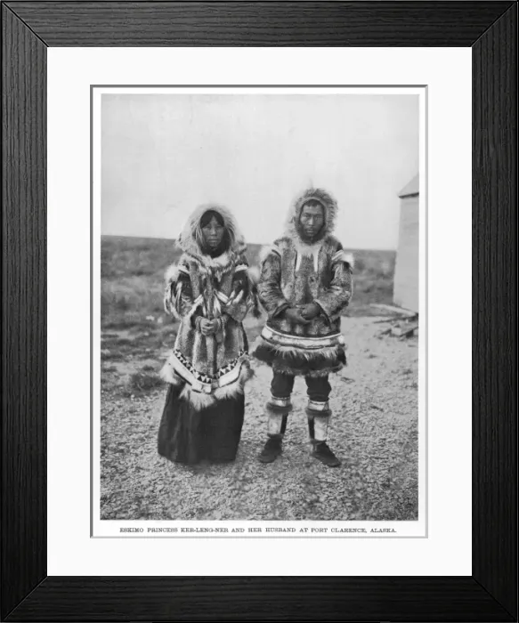 Framed Print : Racial / Eskimos / Alaska Framed Print : Racial / Eskimos / Alaska