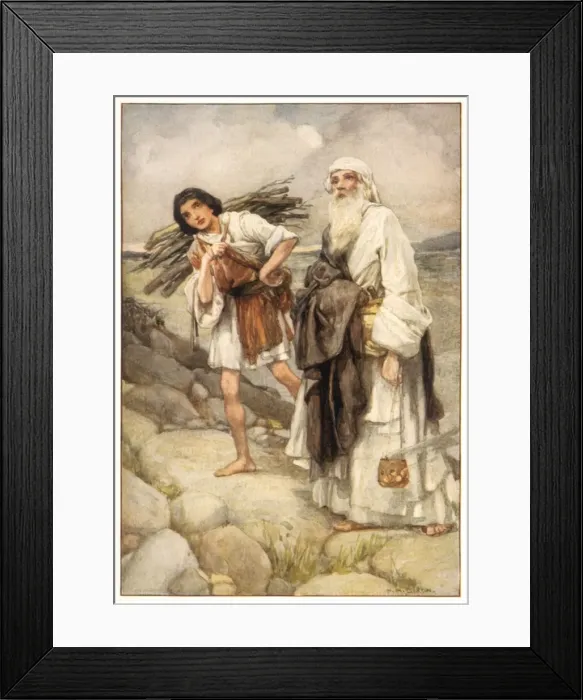 Framed Print : Abraham & Isaac Framed Print : Abraham & Isaac