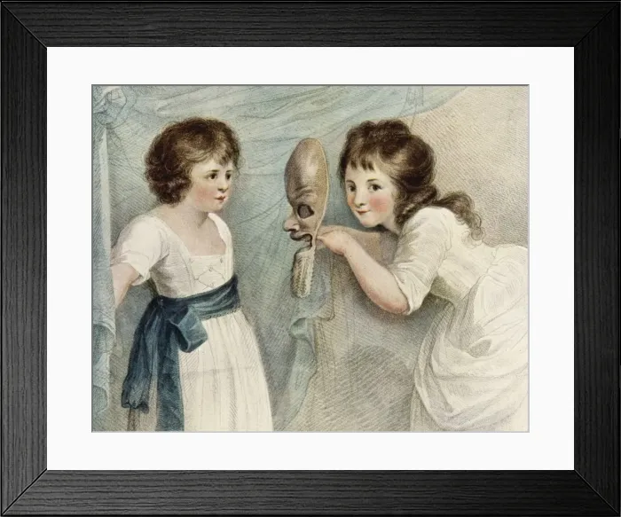 Framed Print : Game / Acting / Mask 18C Framed Print : Game / Acting / Mask 18C