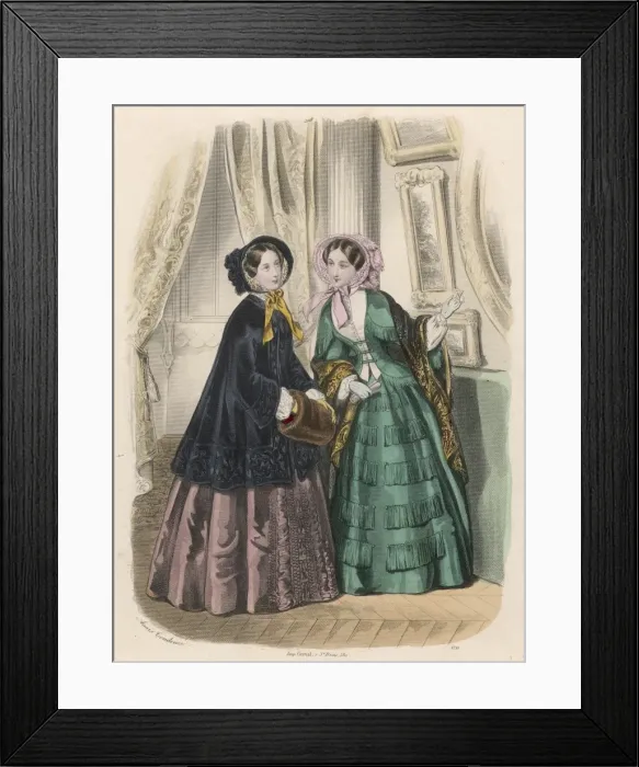 Framed Print : Fashionable Art Admirers Framed Print : Fashionable Art Admirers
