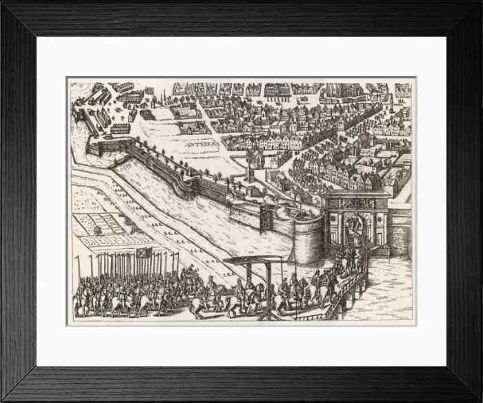 Framed Print : Farnese Enters Antwerp Framed Print : Farnese Enters Antwerp